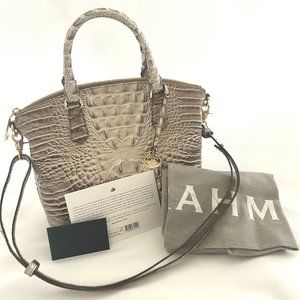 NEW! BRAHMIN Authentic Duxbury Satchel Alabaster Melbourne